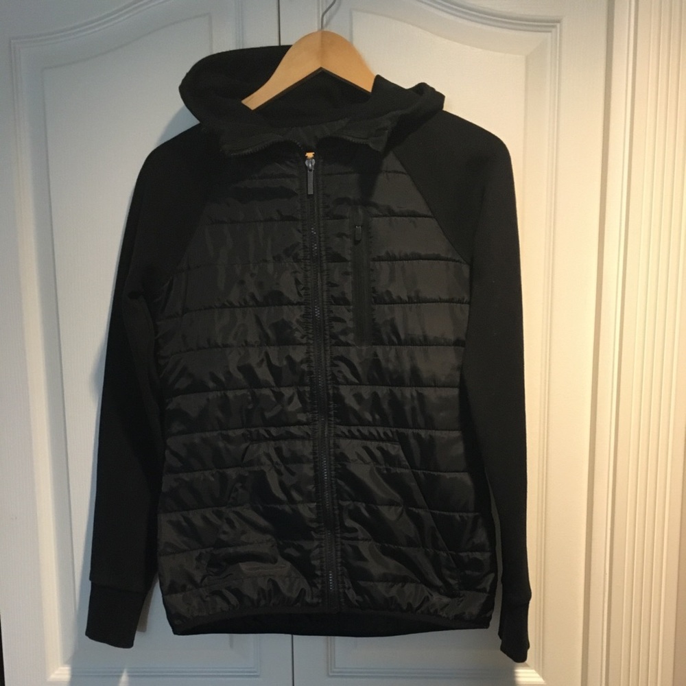 Freedom Trail black zipper sweater XS